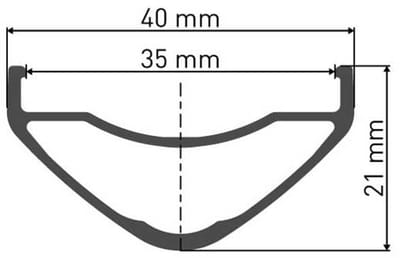 DT Swiss HX 1700 Spline 35 29'' - voorwiel eMTB - tubeless - zilver 15 x 110 mm
