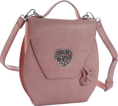 dressforfun - Handtas Hartenmeid roze - verkleedkleding kostuum halloween verkleden feestkleding carnavalskleding carnaval feestkledij partykleding - 303275