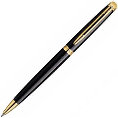 Waterman Hémisphère Balpen Zwart GT - Elegante Schrijfwaren