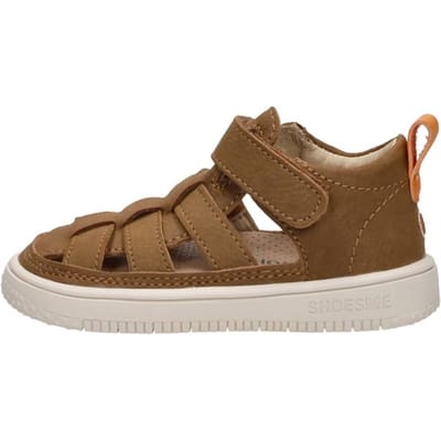 Shoesme Cognac Sandaaltje - Sandalen Kind - Jongens - Cognac - Microleer - Maat 21