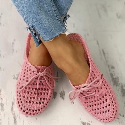 Zomerslippers Schoenen Vrouw Gesloten Teen Ademend Slippers Vrouwen Uitgehold Vetersluiting PVC Outdoor Plat Strand Slides Sandalen 38 roze