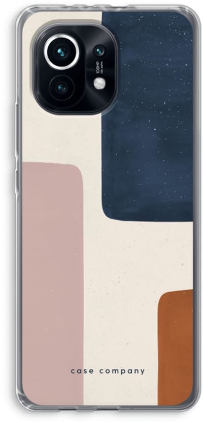 Case Company® - Hoesje geschikt voor Xiaomi Mi 11 hoesje - Geo #5 - Soft Cover Telefoonhoesje - Bescherming aan alle Kanten en Schermrand