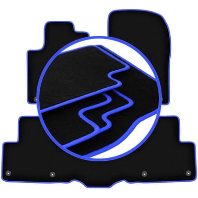 CARLUX-BLUE automatten voor: Mercedes ML III W166 / GLE W166 SUV (2011-2015)