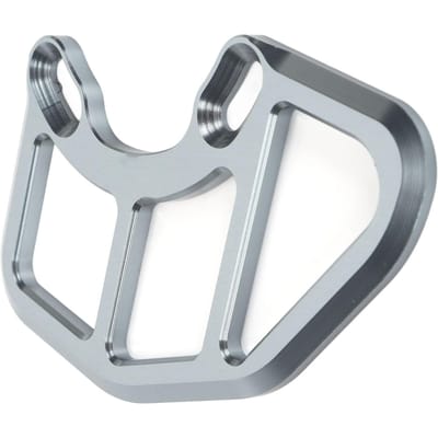 ISCG05 ISCG03 Fiets Kettinggeleider Stabilisator Aluminiumlegering Bike Bash Guard voor 26T‑36T Kettingbladen Titanium grijze kleur