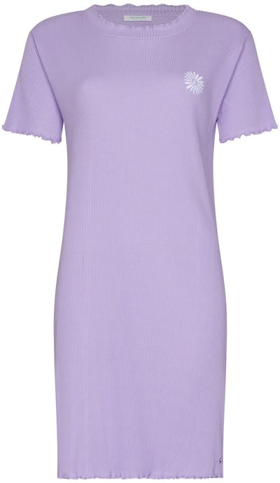 MyRebelle - Nachthemd - Waterflower - Katoen/Polyester - Rib - Paars - Maat 38