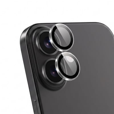 Force Case, Lens Protector geschikt voor iPhone 17 / 16 / 16 Plus - Anti-Shock, Transparant