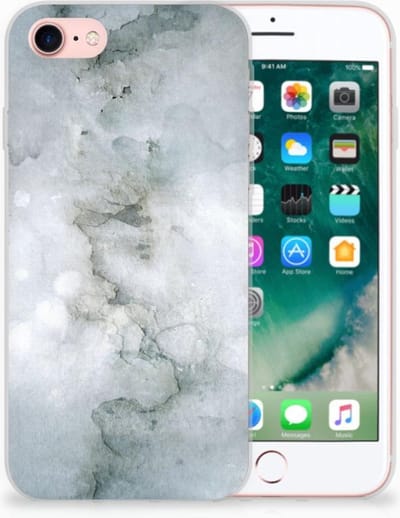 Hoesje maken iPhone SE 2022 | SE 2020 | 8 | 7 Painting Grey