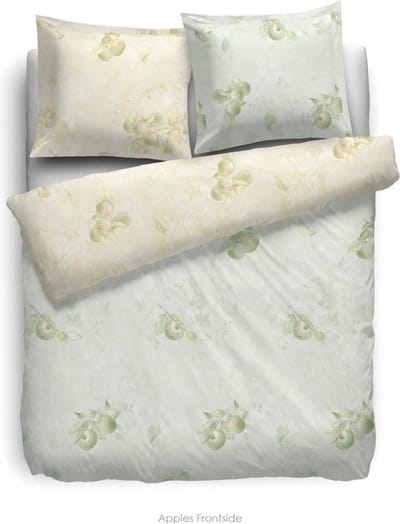 HNL Velvet Touch Apples Dekbedovertrek - Litsjumeaux - 240x200/220 cm - Mint