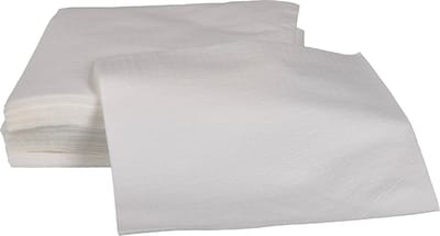servetten wit 33x33 cm 1-laags (1000 stuks)