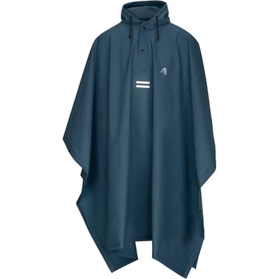 Ralka Regenponcho Trekking - Blauw - Capuchon met Koord - Maat S/M