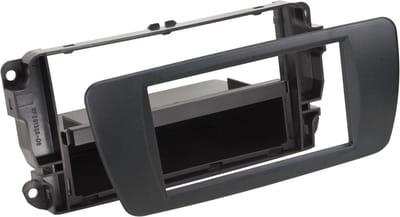 2-DIN Paneel geschikt voor Seat Ibiza (6J) 06/2008-06/201 - Kleur: Nit Zwart AN1