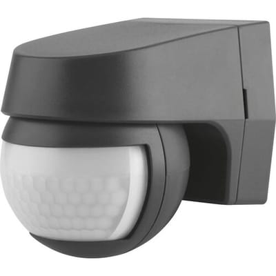 OSRAM SENSOR met 110° bewegings- en lichtsensor voor plafondmontage, donkergrijs, IP44 bescherming, voor garages en kelders