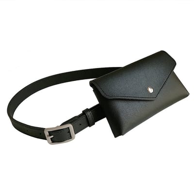 Kledingriem met Tasje – Heuptas – Heuptasje - Buideltasje - Geldriem - Envelop Tasje - Dames Riem - Heuptas – Nektas – Kleding accessoires - LOUZIR