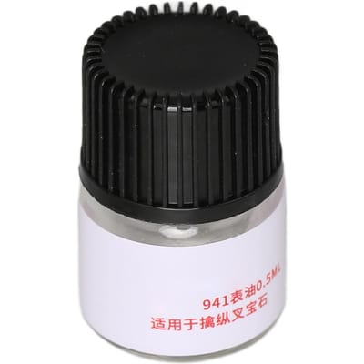 0,5 ml d'huile synthétique pour montre Prévention de la résinification Huile spéciale classique pour montre pour la réparation de montres black
