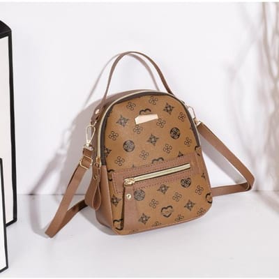 Sac à dos à fleurs tendance pour femme, cartable frais et doux pour étudiante kaki