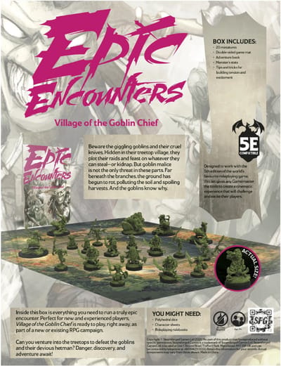 Epic Encounters Village of the Goblin Chief - RPG Miniaturen - Steamforged Games