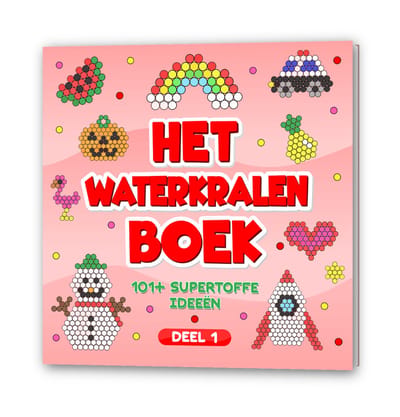 Alternatief voor Aquabeads™ - Het waterkralen boek - 101+ sjablonen - Educatief - Verjaardagscadeau - Geschikt voor: aquabeads navulling en onderplaat – Sinterklaas– en kerstcadeau