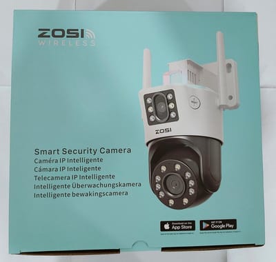 Bewakingscamera Buiten met Dubbele Lens 8MP Pan&Tilt 4MP-4MP Stekker-in Voeding 355 ° - 140 ° Draaibare WiFi IP-Camera Automatisch Volgen Nachtzicht in Kleur C298