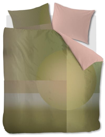 Beddinghouse Dutch Design Glossy dekbedovertrek - Tweepersoons - 200x200/220 - Groen