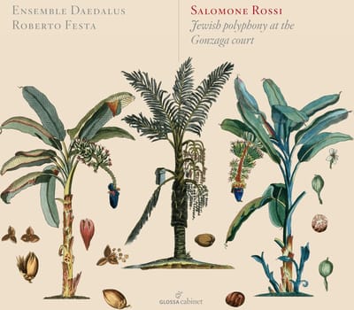 Ensemble Daedalus, Roberto Festa - Rossi: Jewish Polyphony At The Gonzaga Court (CD)