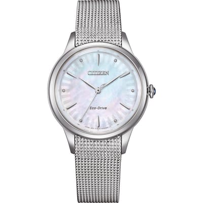 Citizen L Series EM1150-86D Horloge - Staal - Zilverkleurig - Ø 32 mm
