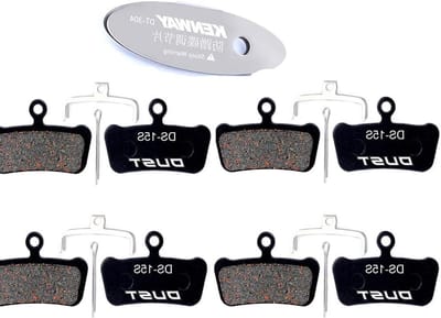 4 Pairs Bicycle Disc Brake Pads For Sram Guide RSC R Avid XO XX Elixir 7 9 Trail 4 Pistons (Semi-Metallic) - ShopVlot