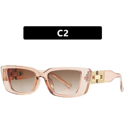 Mode Dames Trendy Kleine Kattenoog Zonnebril Klassiek Ontwerp Nieuwe Dames Vintage Zwarte Zonnebril Dames Tinten
