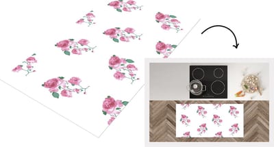 Keukenloper - Loper keuken - Rozen - Patronen - Bloemen - 120x60 cm - Keukenloper vinyl