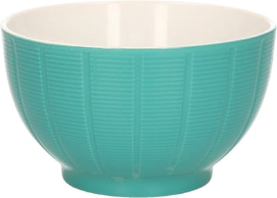 Excellent Houseware Soepkommen/serveer schaaltjes - Venice - keramiek - D14 x H8 cm - jade groen - Stapelbaar