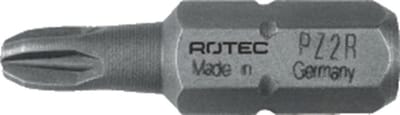 Rotec PRO Schroefbit PZ 2R, gereduceerd, L=25, C6.3, BASIC (vpe 10)