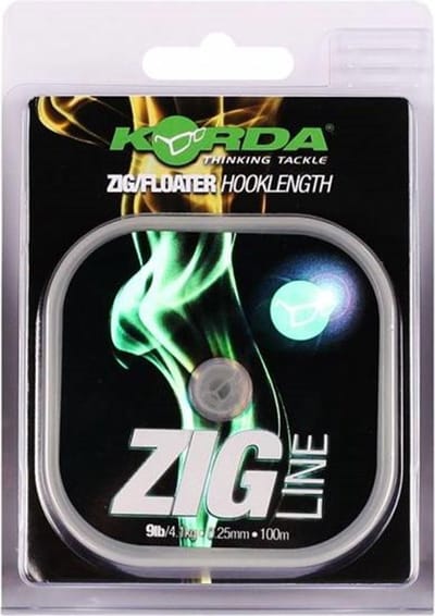 Korda Zig Line - 11lb - 5kg - 0.28mm - Transparant