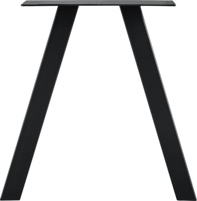 Stalen A tafelpoot set van 2 meubelpoot 40x12x40 cm zwart