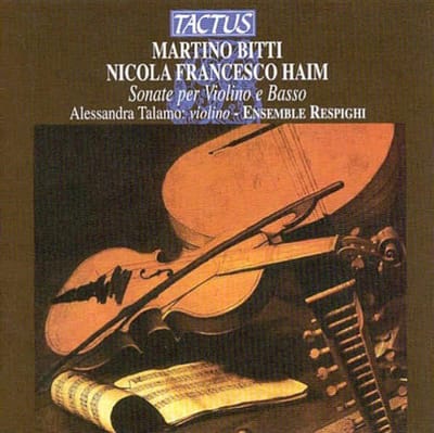 Alessandra Talamo, Ensemble Respighi - Sonatas For Violin And Basso Continuo (CD)