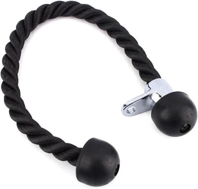 Triceps en Biceps Touw voor Multigym - Nylon Trekkoord voor Krachttraining, 70 cm, Ideaal voor Spieropbouw en Fitnessoefeningen