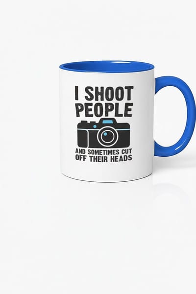 I Shoot People Fotografie Mok - Grappige Cadeau voor Fotografen
