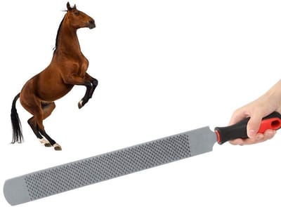 VT Goods - Hoefsnijgereedschap - Ergonomisch ontwerp - Rood - Duurzaam materiaal - Ideaal voor paardenboerderij - Comfortabele greep