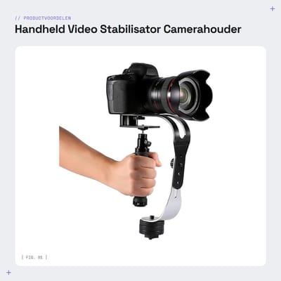 Dailygoods- Camerahouder Professionele Stabilisator - Handheld Stabilisator - Antishake - Duurzaam - Aluminiumlegering - Voor DSLR/Camera
