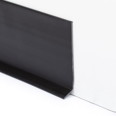 Rubbermagazijn - PVC Plint Bruin - 80x1,9mm - Flexibele plint - Lengte 10 meter - Kunststof Plinten