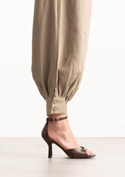 Sacha - Dames - Bruine sandalen met hak - Maat 36
