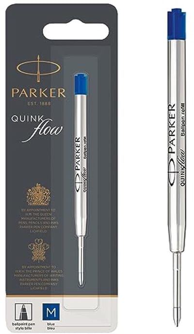 Balpenvulling medium punt blauw voor een soepele schrijfervaring