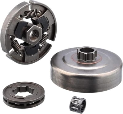 Koppeling Trommel Kettingzaag - Kettingzaag Onderdeel - Kettingzaag Onderhoud - Vervangt OEM 1123 160 2000 - 17mm Boring 36mm - Zilverkleurig