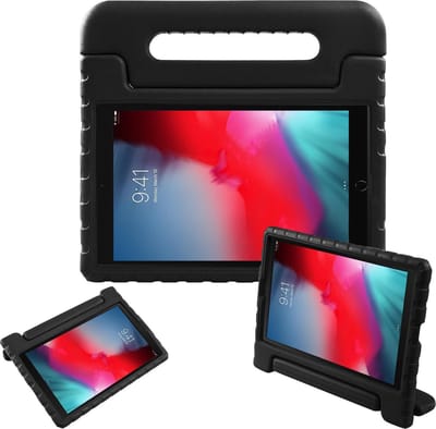 Hoes geschikt voor iPad Air 2019 10.5 inch - Kinder Back Cover Kids Case Hoesje Zwart