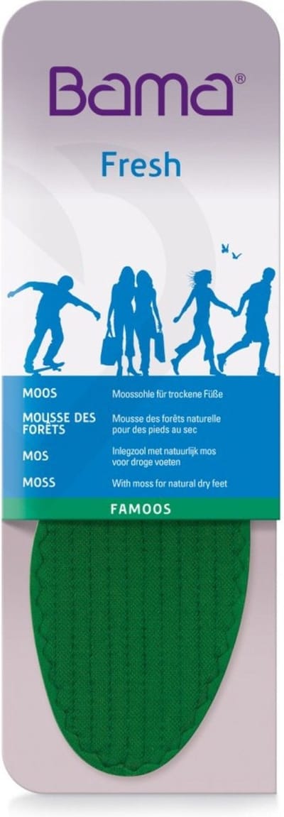Bama Famoos Fresh - 36 zomer inlegzool van mos voor heerlijke zomer feeling en blote voeten