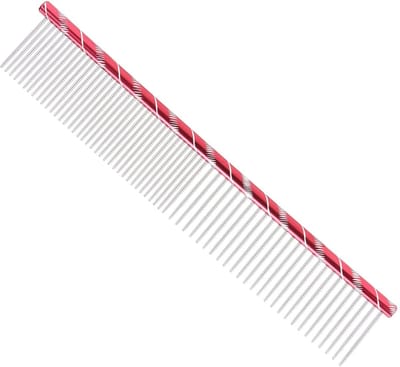 Dailygoods- Huisdierkam Roestvrij staal - Verzorgingsset - Antistatisch - Kam voor huisdierenhaar - Dierenverzorging - Lichtgewicht - Dierenkam