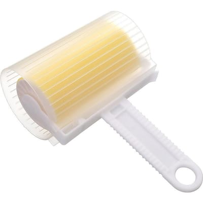 Rouleau à peluches réutilisable, dissolvant de peluches lavable pour vêtements, poils d'animaux collants, nettoyage de la maison beige