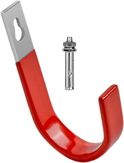 Slang Hanger - Tuinslanghouder Muur - Tuin Organiseren - Roestvrij Staal - Middelgroot formaat