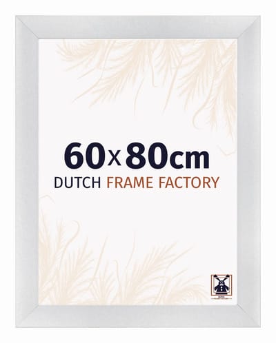 Fotolijst 60x80 cm - MDF - Zilver Mat - Praag