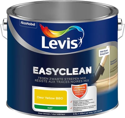Levis - Easyclean Tegen Zwarte Strepen Mix - Clear Yellow B80 - Mengverf - 2,5 L