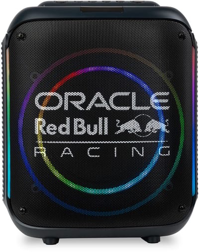 Oracle Red Bull Racing Portable Speaker – Draagbare Party Speaker met LED Verlichting - 120 Watt - True Wireless (RB-SK240)