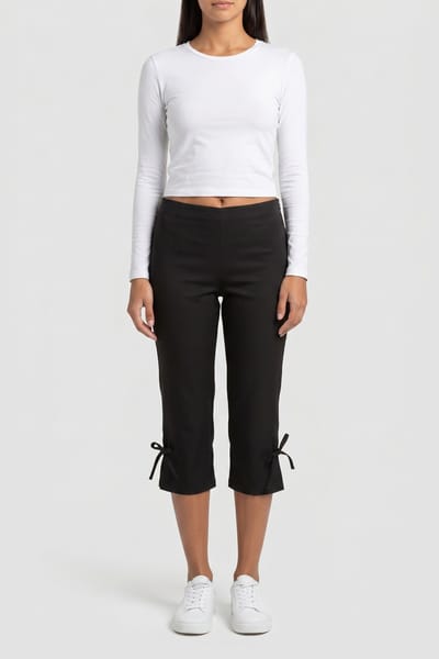& Other Stories Dorya Capri Pants Black Taglia: 32 | Pantaloni Outlet | Donna | Ciano